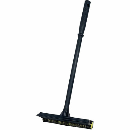 Genuine Joe Window Cleaner/Squeegee Tool - 20’’ Handle Soft Rubber - Black/Yellow - Squeegees / Scrappers