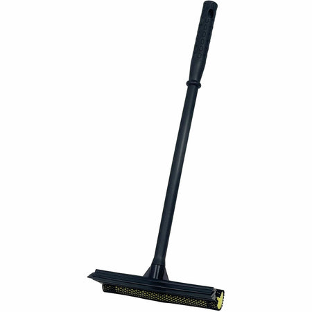 Genuine Joe Window Cleaner/Squeegee Tool - 20’’ Handle Soft Rubber - Black/Yellow - Squeegees / Scrappers