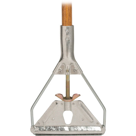 Genuine Joe Wood Handle Complete Wet Mop - Bottom