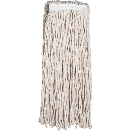 Genuine Joe Wood Handle Complete Wet Mop - Front