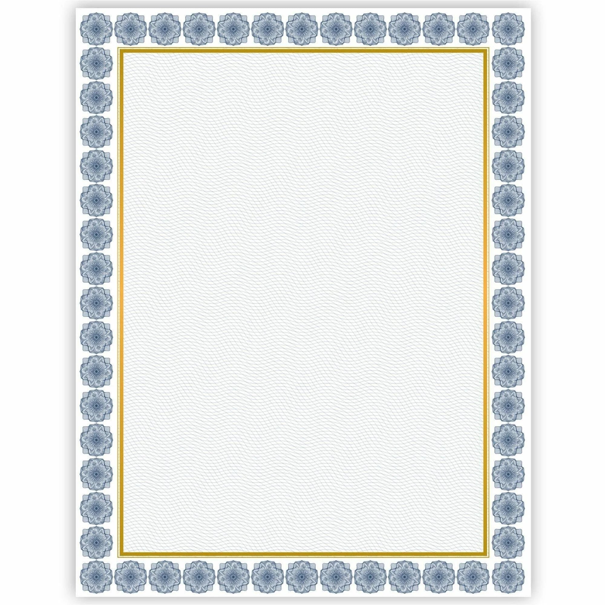 Geographics Award Certificates: Burgundy Gold Foil - 15 Pack - Certificates & Seals