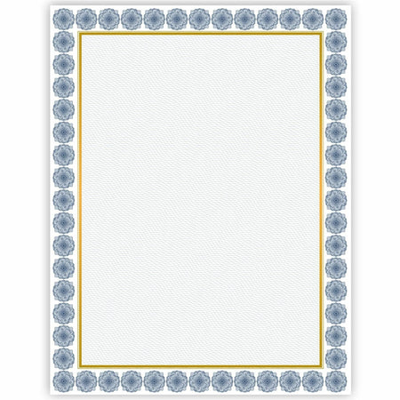 Geographics Award Certificates: Burgundy Gold Foil - 15 Pack - Certificates & Seals