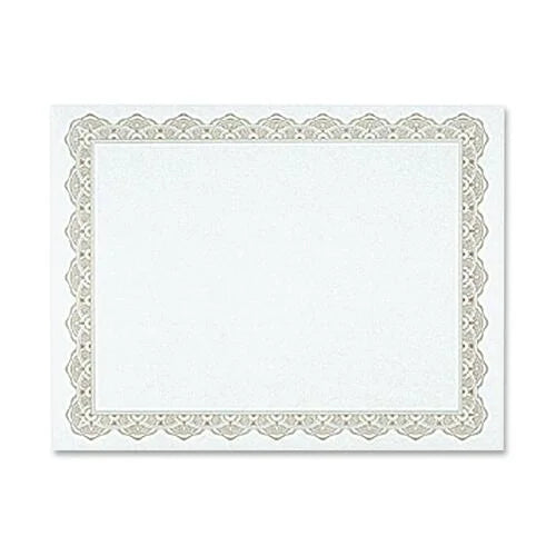 Geographics Award Parchment Certificates - Gold Border - 25 Pack - & Seals