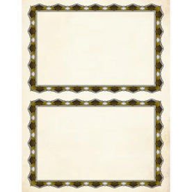 Geographics Certificate Holder: 15 Sheets Capacity - Assorted Colors - Pack of 30 - Certificates & Seals