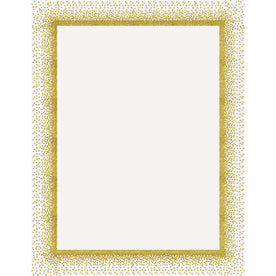 Geographics Confetti Gold Poster Board - Fun Learning & Art - 28x22 - Yellow - 25/Ctn - Project Boards