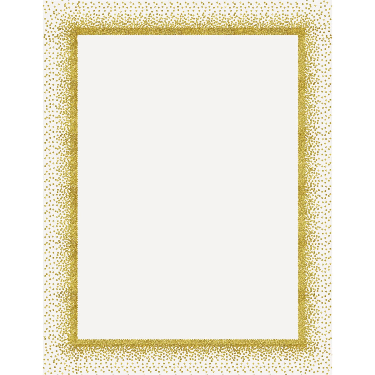 Geographics Confetti Gold Poster Board - Fun Learning & Art - 28x22 - Yellow - 25/Ctn - Project Boards