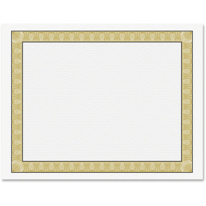 Geographics Diplomat Printable Certificates: Gold Parchment Paper 50 Pack - Certificates & Seals