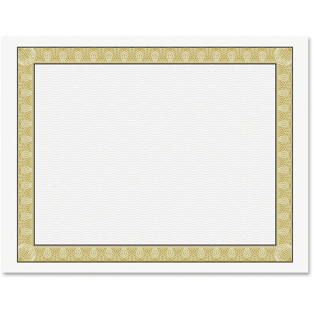 Geographics Diplomat Printable Certificates: Gold Parchment Paper 50 Pack - Certificates & Seals