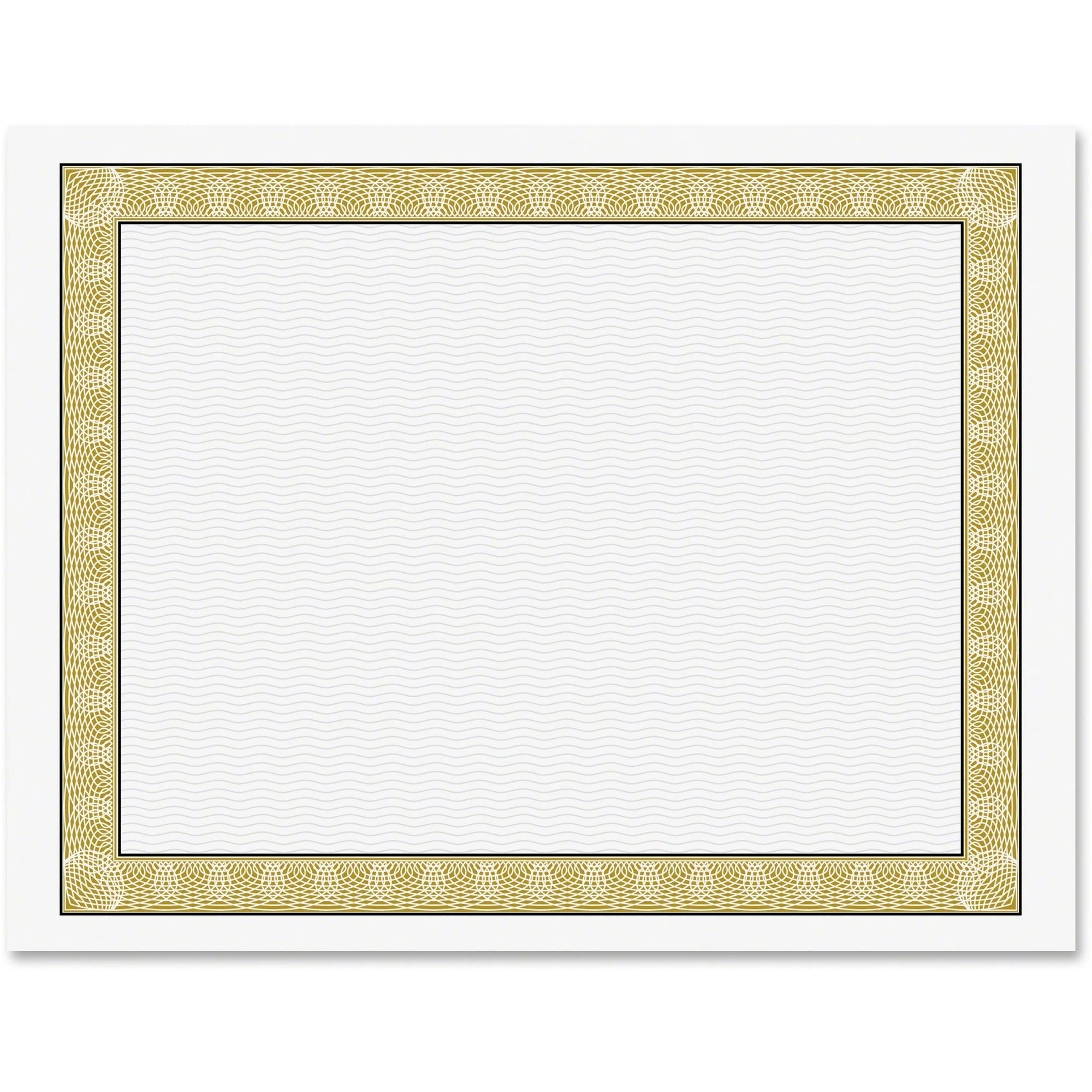 Geographics Diplomat Printable Certificates: Gold Parchment Paper 50 Pack - Certificates & Seals