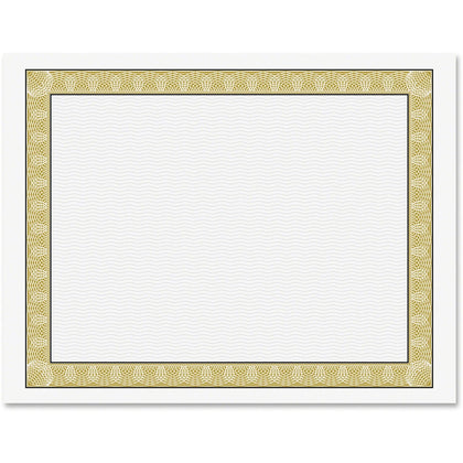 Geographics Diplomat Printable Certificates: Gold Parchment Paper 50 Pack - Certificates & Seals