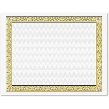 Geographics Diplomat Printable Certificates: Gold Parchment Paper 50 Pack - Certificates & Seals