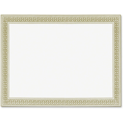 Geographics Flourish Gold Foil Award Certificates - Elegant Parchment Paper - 12 Pack - & Seals