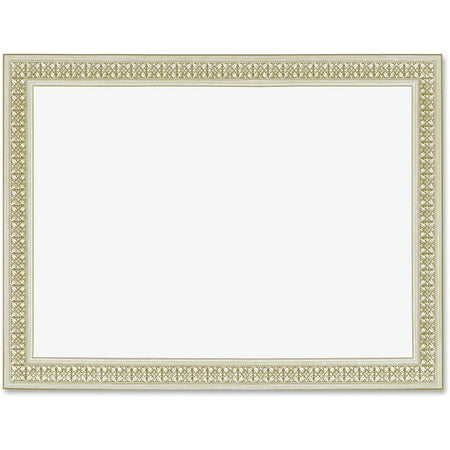 Geographics Flourish Gold Foil Award Certificates - Elegant Parchment Paper - 12 Pack - & Seals