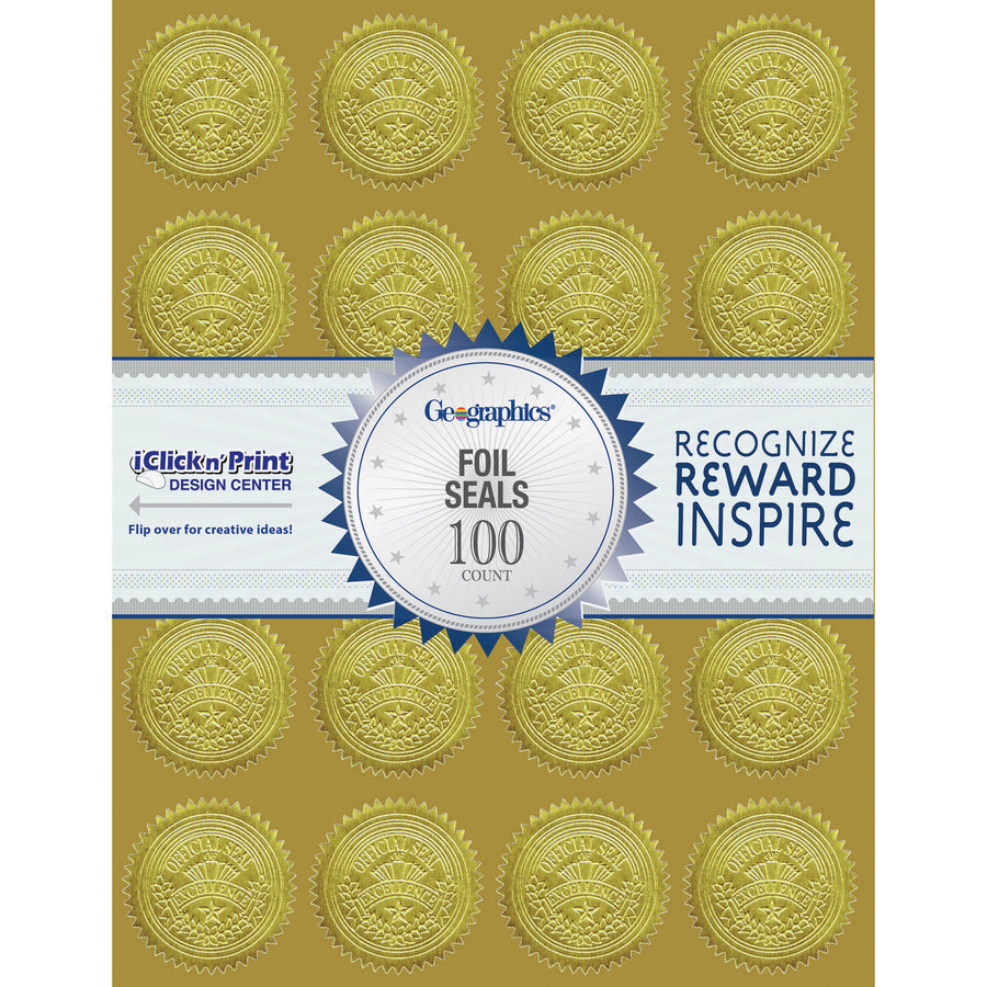 Geographics Gold Embossed Seals - Alternate-Image1