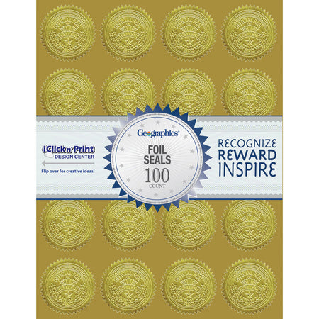 Geographics Gold Embossed Seals - Alternate-Image1