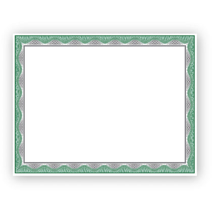 Geographics Silver Foil Award Certificates - Premium 65 lb - Inkjet/Laser Compatible - 15 Pack - & Seals