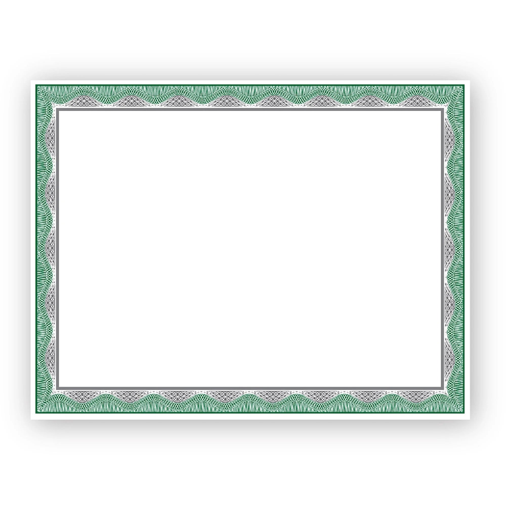 Geographics Silver Foil Award Certificates - Premium 65 lb - Inkjet/Laser Compatible - 15 Pack - & Seals