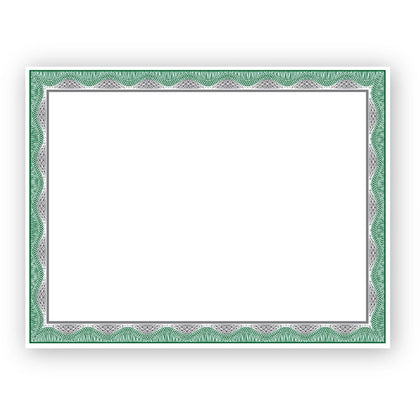 Geographics Silver Foil Award Certificates - Premium 65 lb - Inkjet/Laser Compatible - 15 Pack - & Seals