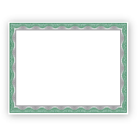 Geographics Silver Foil Award Certificates - Premium 65 lb - Inkjet/Laser Compatible - 15 Pack - & Seals