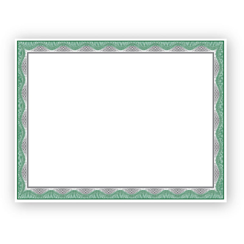 Geographics Silver Foil Award Certificates - Premium 65 lb - Inkjet/Laser Compatible - 15 Pack - & Seals