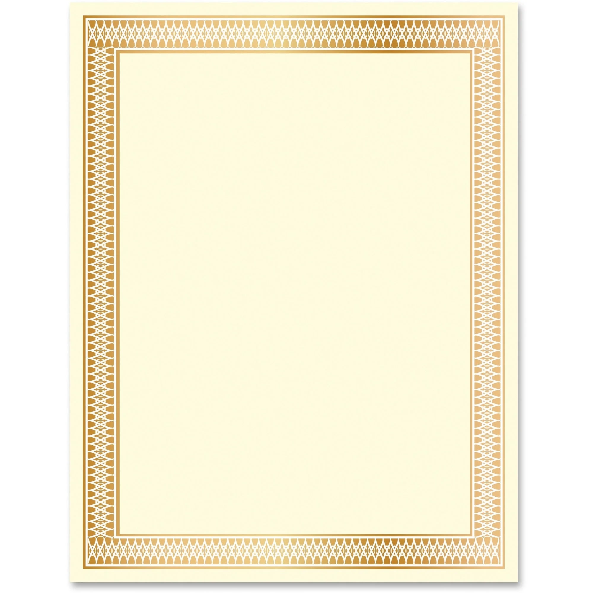 Geographics Traditional Award Certificates - Premium Gold Finish - 100 Pack - & Seals