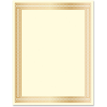 Geographics Traditional Award Certificates - Premium Gold Finish - 100 Pack - & Seals