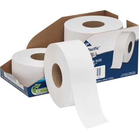 Georgia-Pacific Professional Series Jumbo Jr. Toilet Paper - 2 Ply - 1000 ft - White - Bathroom Tissue