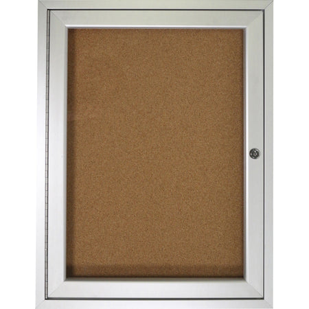Ghent 1-door Enclosed Indoor Bulletin Board - 2000