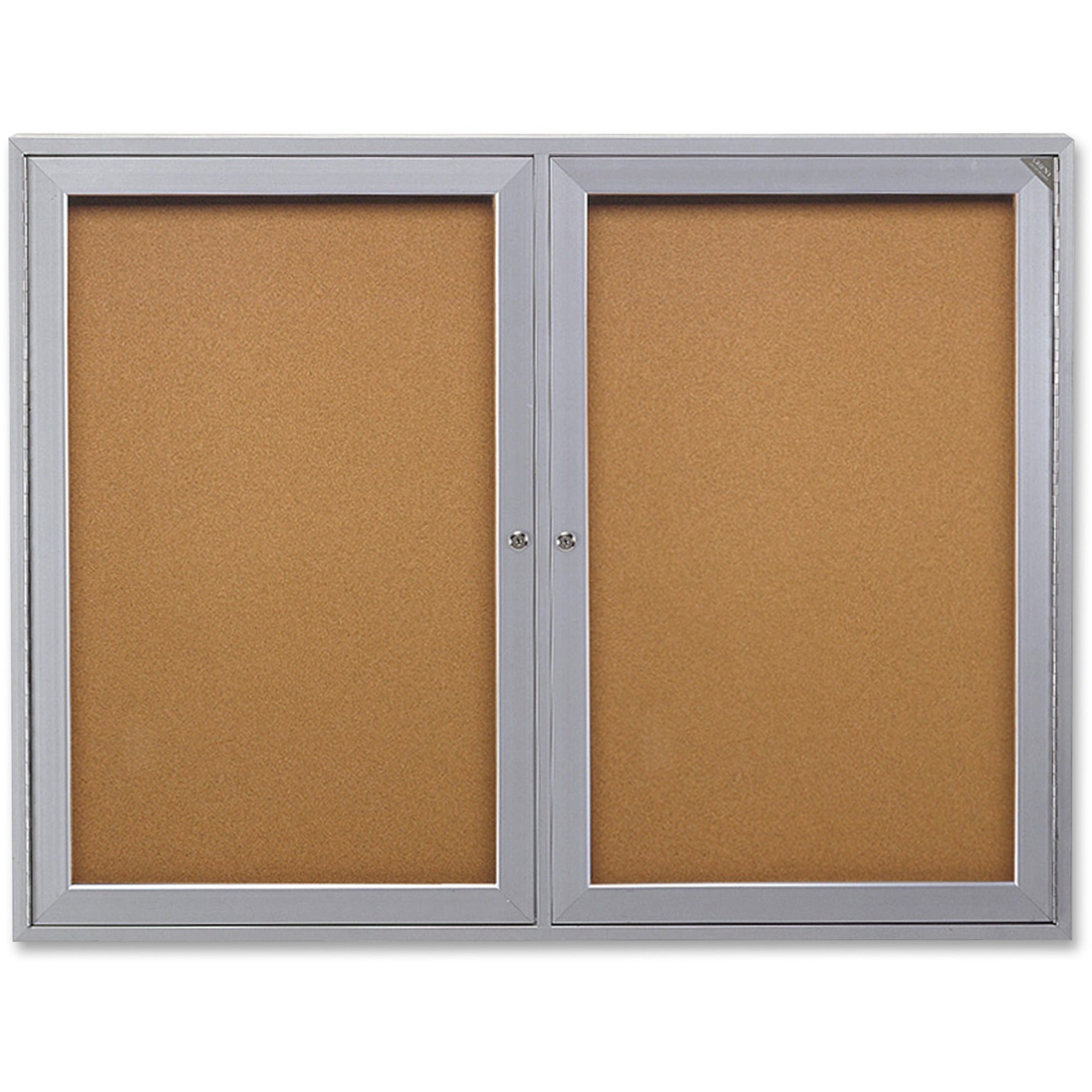 Ghent 2-Door Enclosed Bulletin Board - 2000