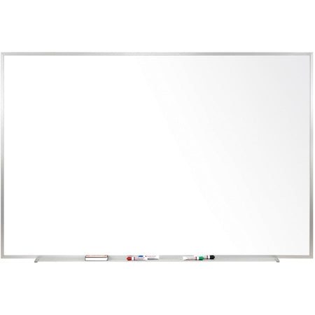 Ghent 24" x 36" Aluminum Frame Magnetic Whiteboard with 1 Marker - Front