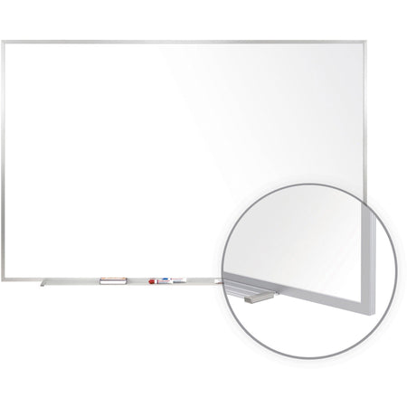 Ghent 36.43" x 48.47" Aluminum Frame Magnetic Whiteboard with 1 Marker - 2000