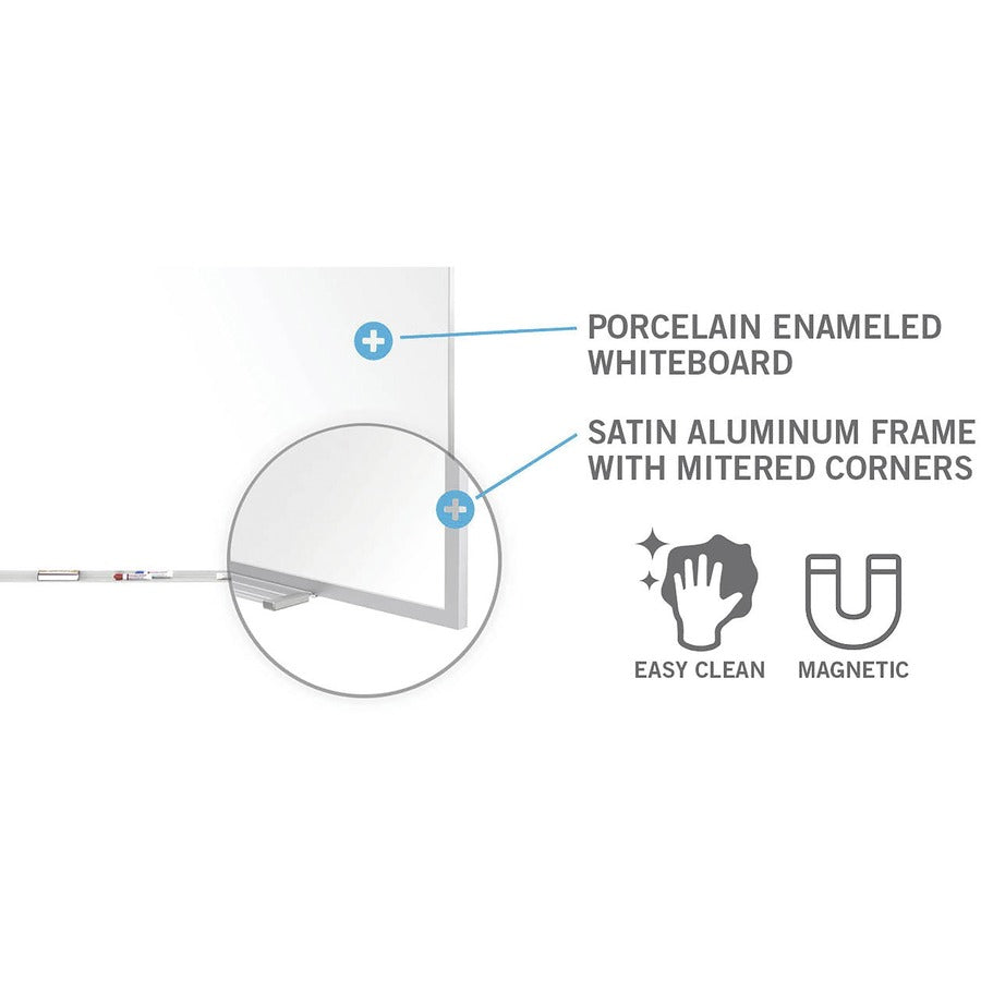 Ghent 5'H Projection Porcelain Whiteboard - Alternate-Image1