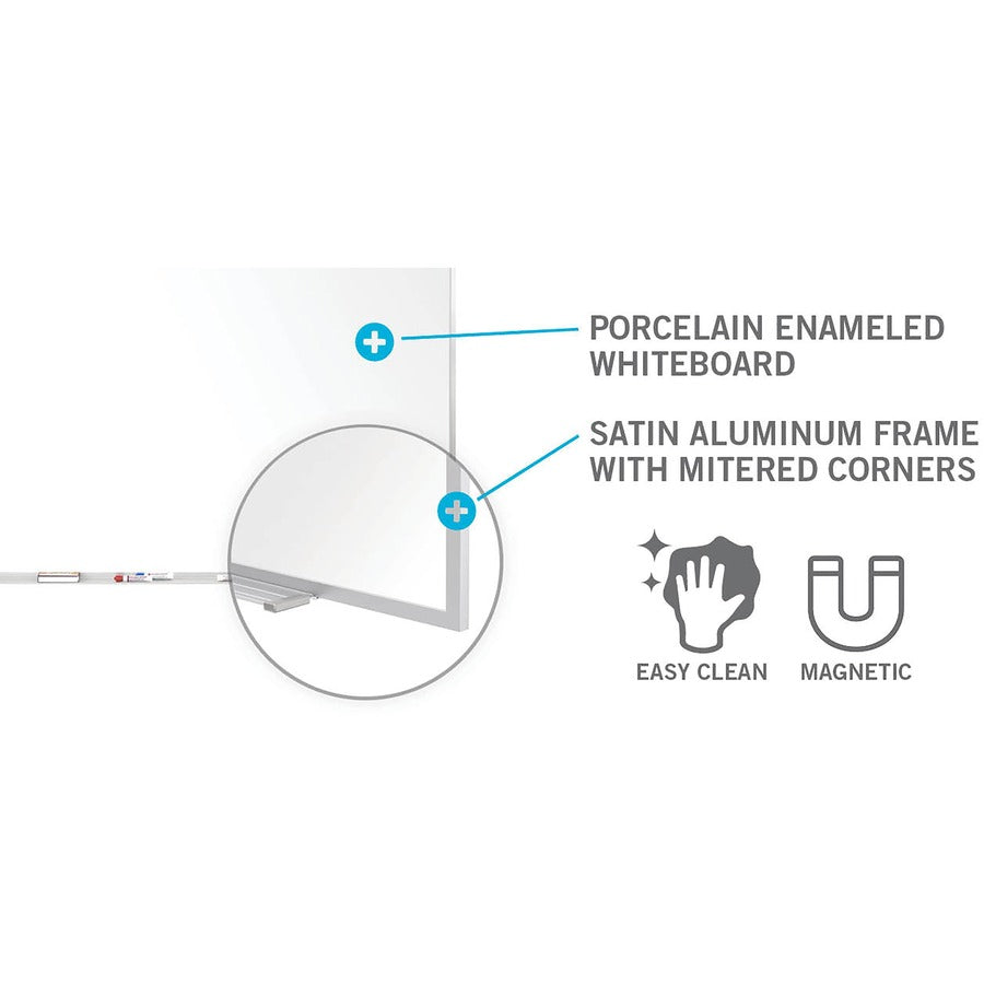 Ghent 5'H Projection Porcelain Whiteboard - Alternate-Image2