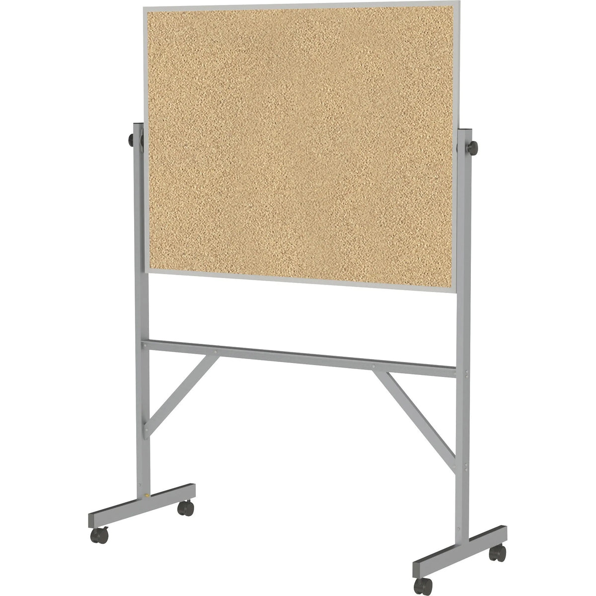 Ghent Bulletin Board: 36x48 Natural Cork Surface - Portable Reversible Lockable - Boards