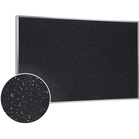 Ghent Confetti Rubber Tackboard: 48x72’’ - Self-healing Stain & Fade Resistant - Bulletin Boards