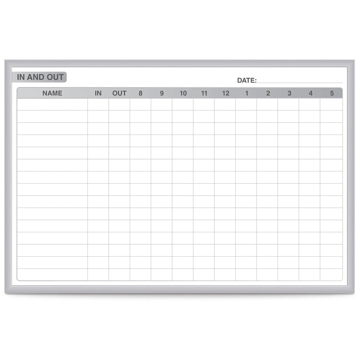 Ghent Dry Erase Board 36x24 - White Steel Surface Aluminum Frame - Boards