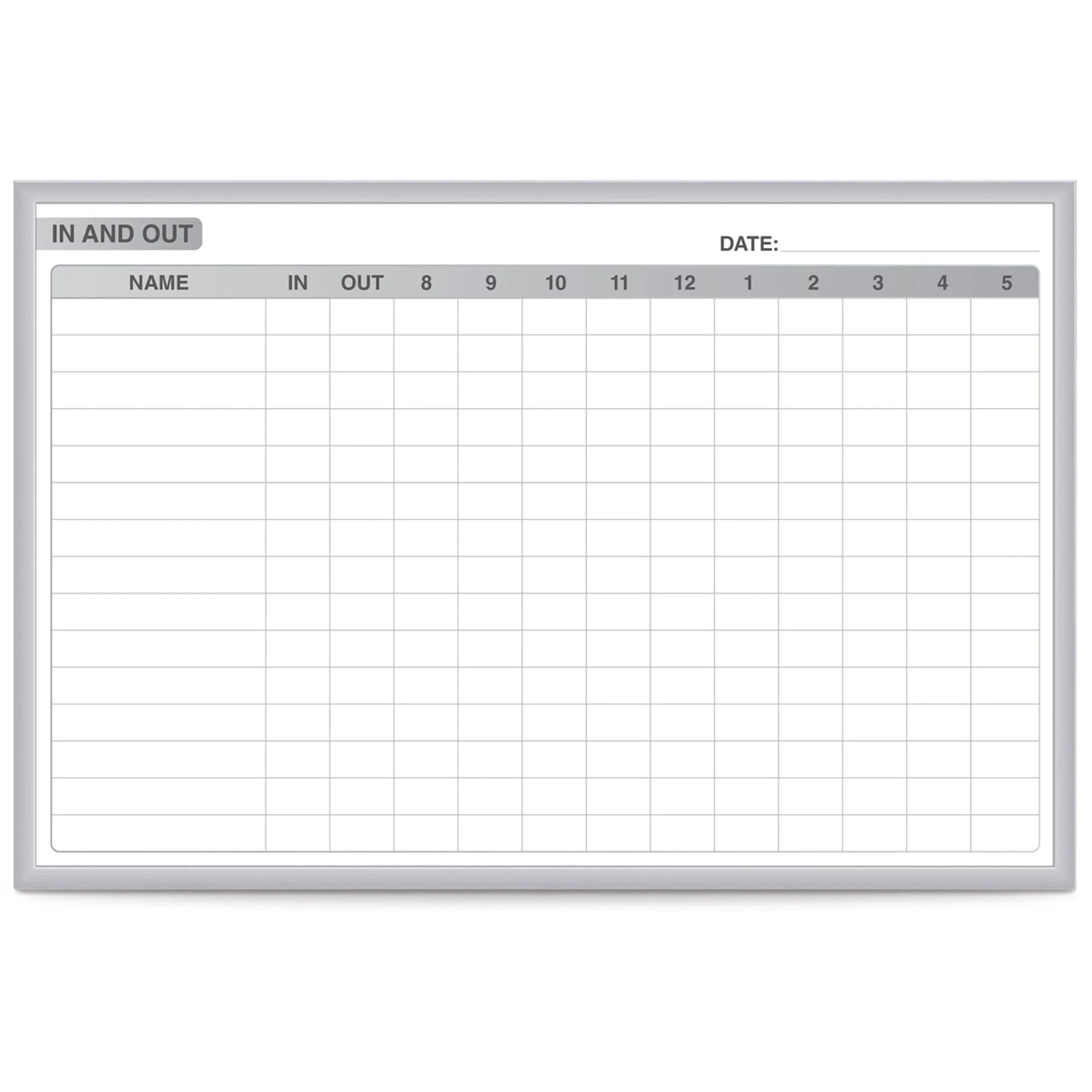 Ghent Dry Erase Board 36x24 - White Steel Surface Aluminum Frame - Boards