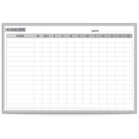 Ghent Dry Erase Board 48x36 - White Steel Surface Aluminum Frame - Boards