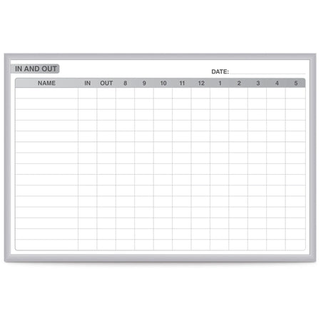 Ghent Dry Erase Board 48x36 - White Steel Surface Aluminum Frame - Boards