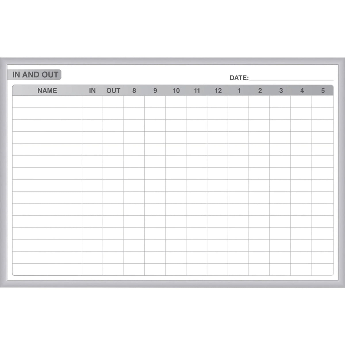 Ghent Dry Erase Board: 72x48’’ White Steel Surface Aluminum Frame - Boards