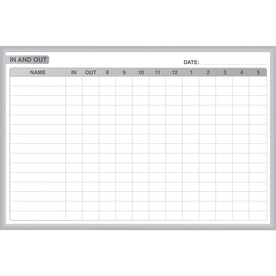 Ghent Dry Erase Board: 72x48’’ White Steel Surface Aluminum Frame - Boards