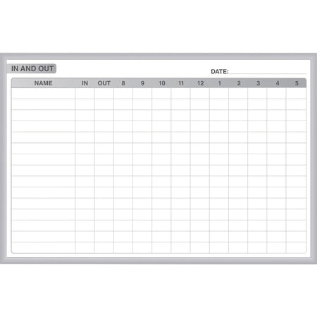 Ghent Dry Erase Board: 72x48’’ White Steel Surface Aluminum Frame - Boards