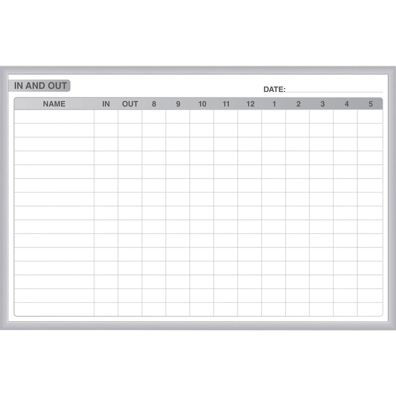 Ghent Dry Erase Board: 72x48’’ White Steel Surface Aluminum Frame - Boards