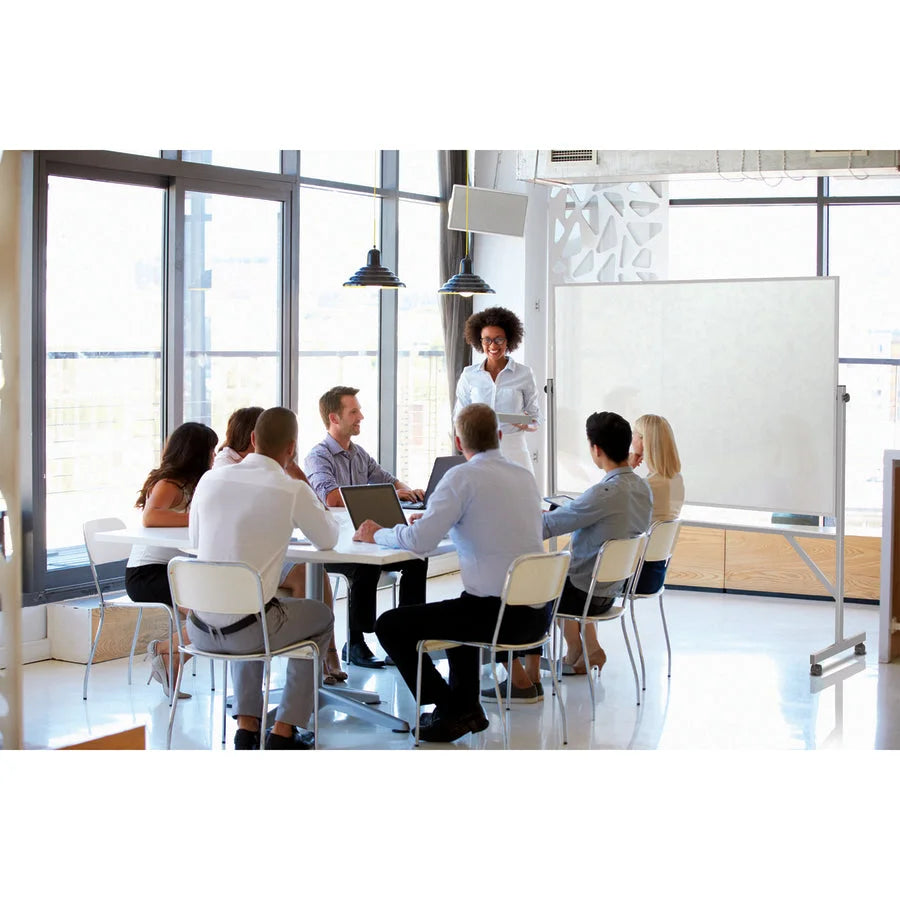 Ghent Dry Erase Board: 72x48’’ White Surface Aluminum Frame - Boards