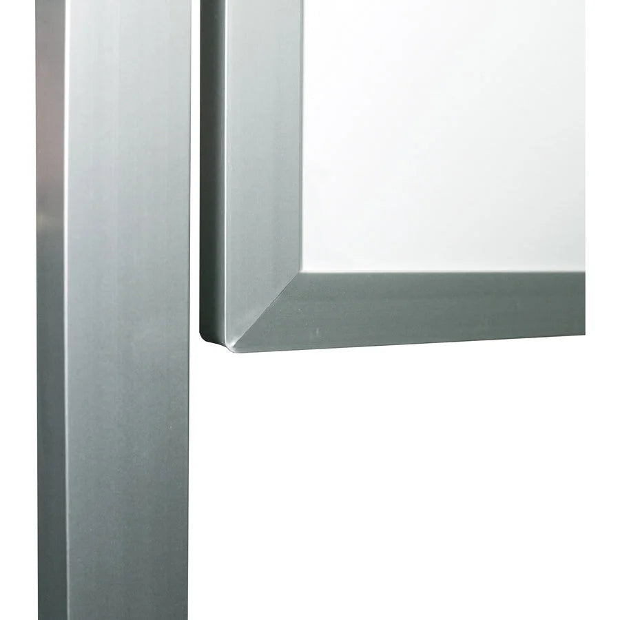 Ghent Dry Erase Board: 72x48’’ White Surface Aluminum Frame - Boards