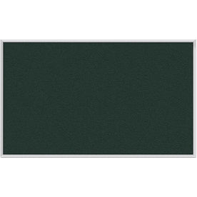 Ghent Ebony Vinyl Bulletin Board - 48’’x12’ - Durable Washable Surface - Boards