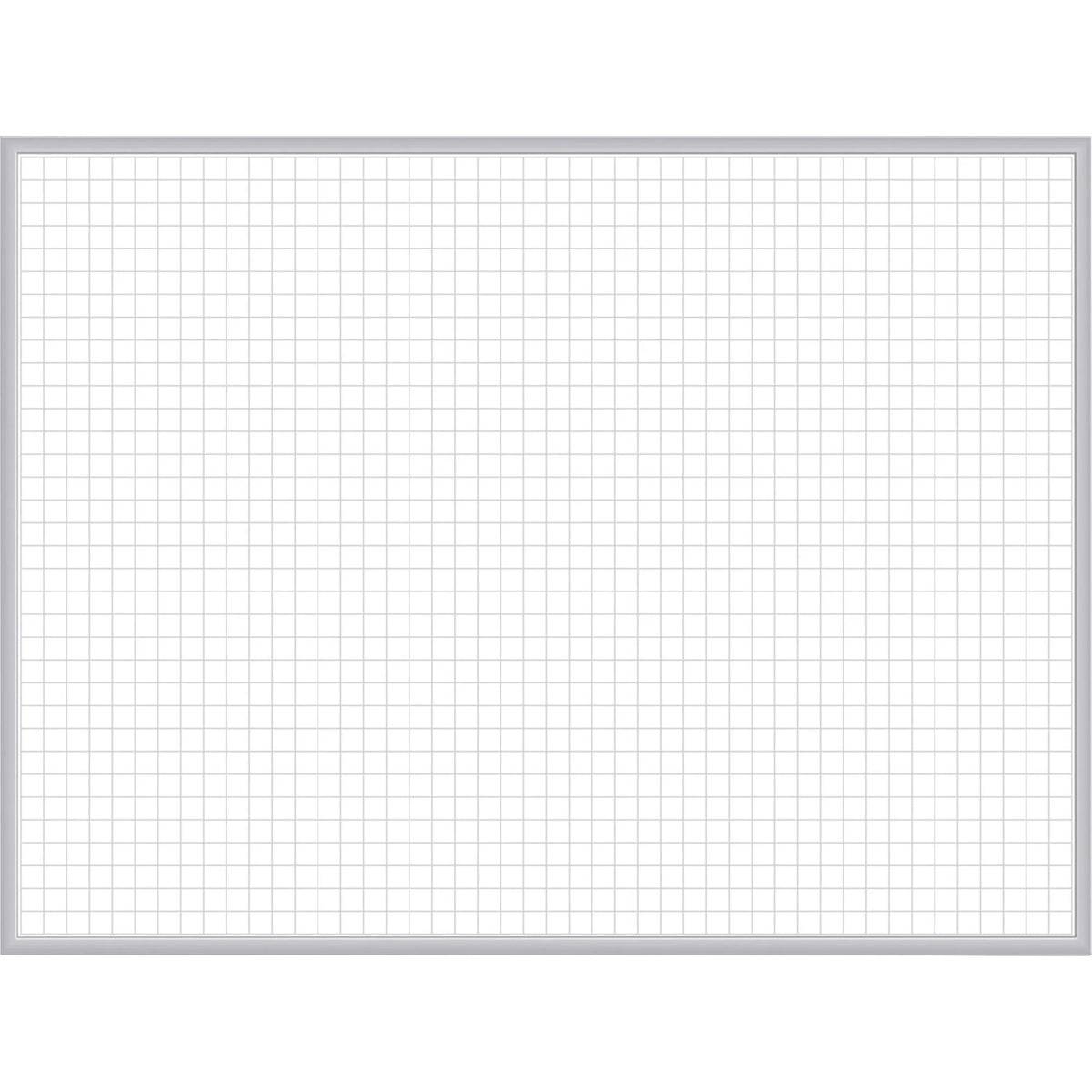 Ghent Grid Whiteboard 36x24 - Magnetic Steel Surface - Aluminum Frame - Stain Ghost Fade Resistant - Dry Erase Boards