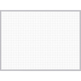 Ghent Grid Whiteboard 36x24 - Magnetic Steel Surface - Aluminum Frame - Stain Ghost Fade Resistant - Dry Erase Boards