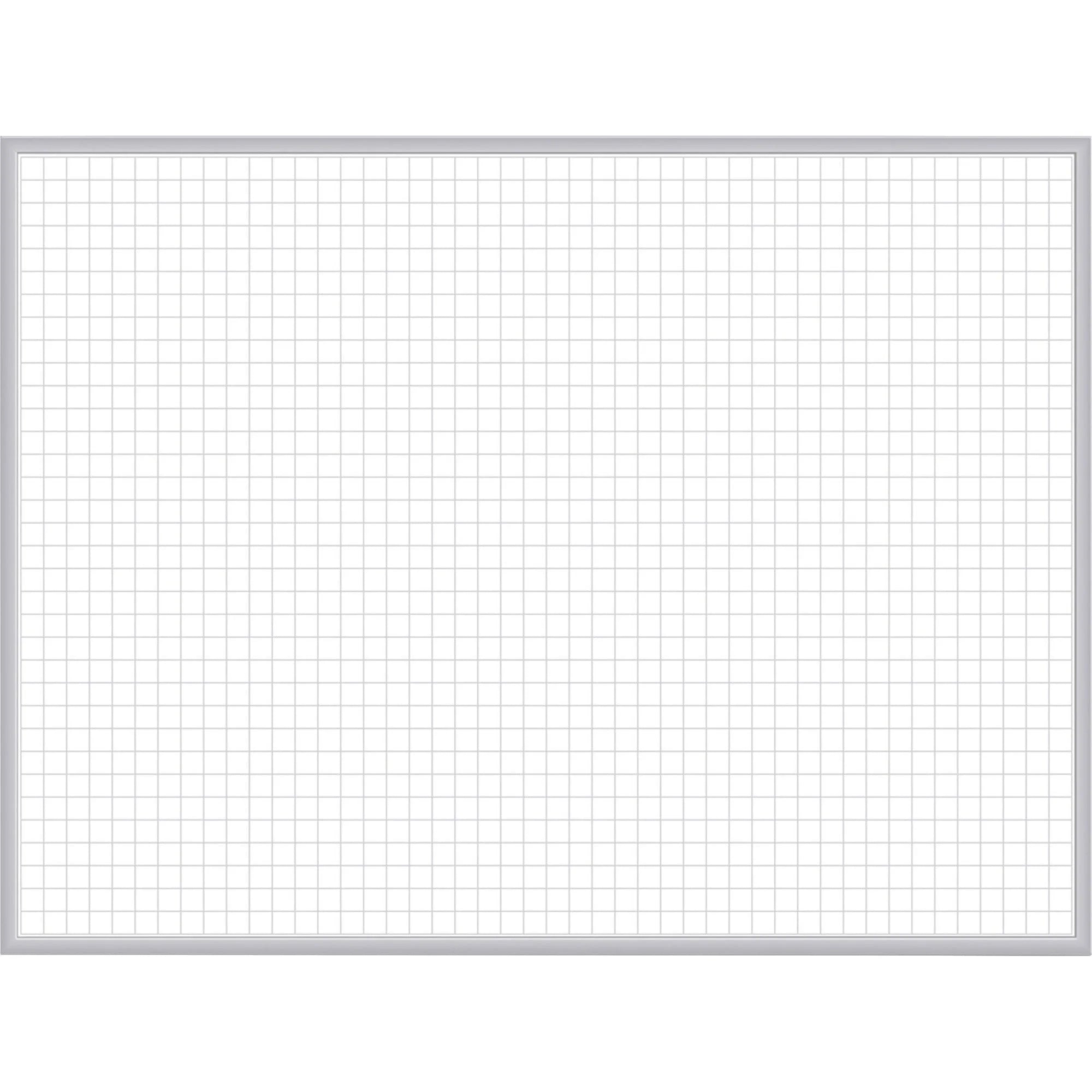 Ghent Grid Whiteboard 36x24 - Magnetic Steel Surface - Aluminum Frame - Stain Ghost Fade Resistant - Dry Erase Boards