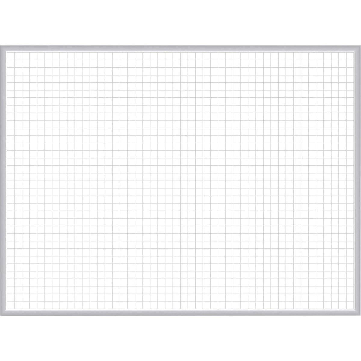 Ghent Grid Whiteboard 72x48 - Magnetic Steel Surface - Stain Ghost & Fade Resistant - Accessory Tray - Dry Erase Boards